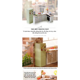 Mô hình nhà gỗ DIY căn phòng mô ước