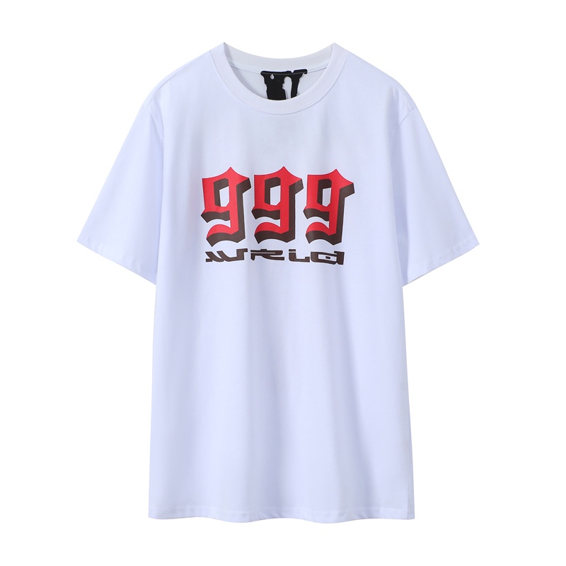 Áo Thun Tay Ngắn Cổ Tròn In Chữ Vlone # 2125 Cho Nam Và Nữ