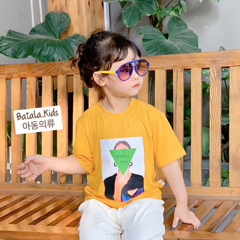 Áo Phông Cotton Batala Kids cho bé trai/ bé gái kiểu dáng thụng Hàn Quốc siêu mềm mát
