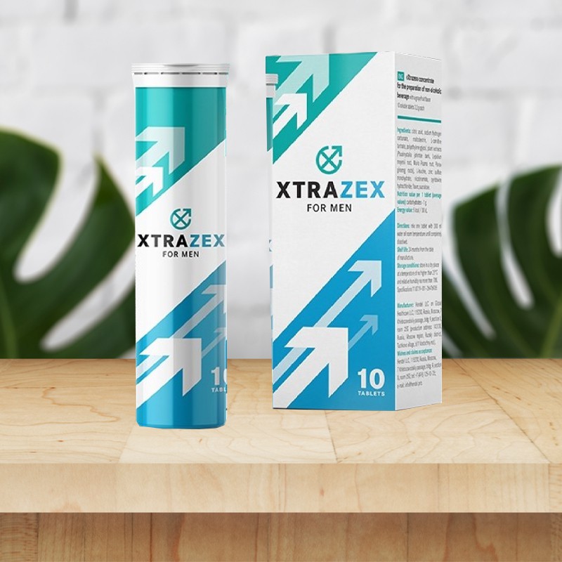 [Mỹ phẩm Nga] Viên sủi thảo dược XTRAZEX cho nam