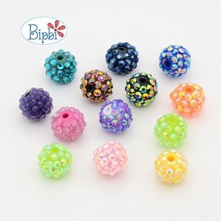 Com bo 5 hạt nhựa giả đá size 14mm