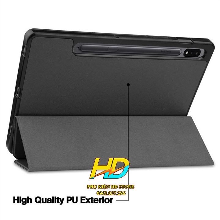 Bao Da Flip Cover Samsung Tab S9/S9 Plus/S9 Ultra, Tab S8/S8 Plus/S8 Ultra,Tab S7/S7 FE/S7 Plus,S6 Lite Có Khay Đựng Bút