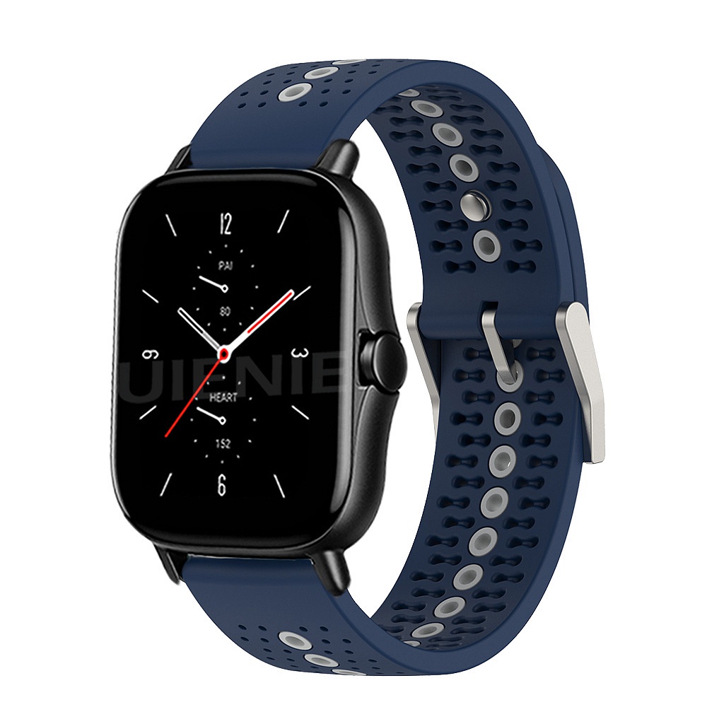 Dây đeo silicon 20mm cho đồng hồ thông minh Xiaomi Huami Amazfit Bip Lite/ Bip U Pro/ GTS 3 2 2e/ Gts 2 Mini