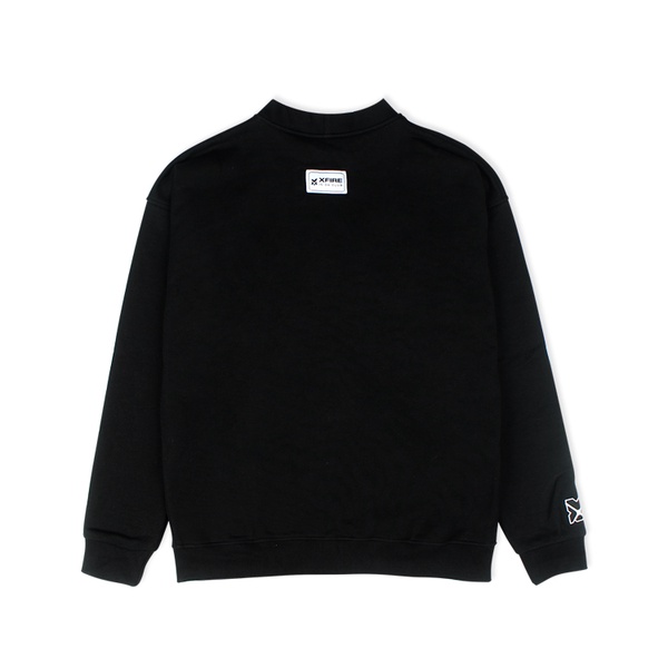 Áo Khoác Cardigan Nam Nữ Đen Thêu Logo Ver1 Chất Nỉ Thương Hiệu Xfire JACK-VER1NI-D322