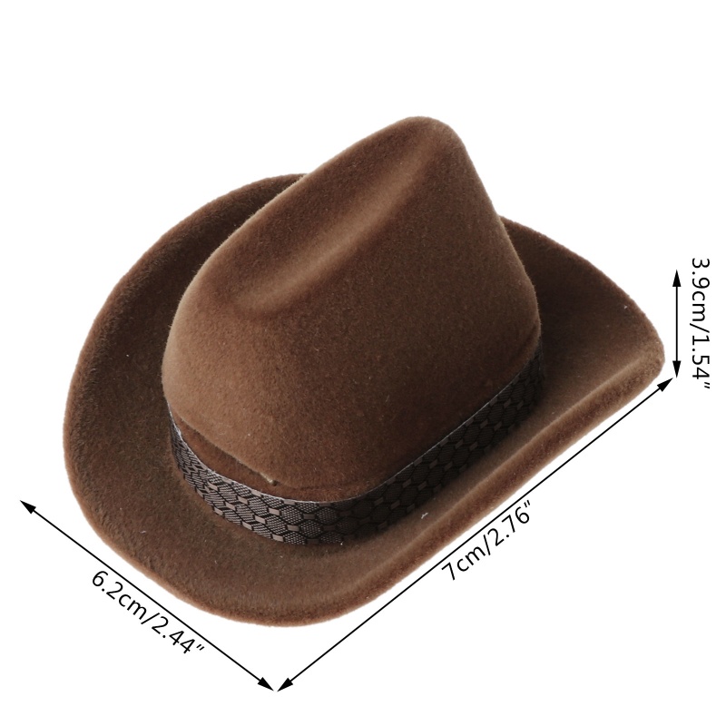 Hộp Đựng Trang Sức Hình Nón Cao Bồi Sáng Tạo Thời Trang