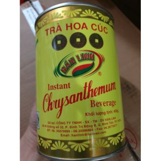 TRÀ HOA CÚC LON# TRÀ CÚC  HÒA TAN# KLT lon 400gr# HSD 18 tháng