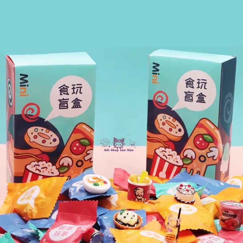 Blind Packs Mô Hình Đồ Ăn Mini