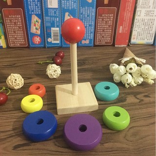 [TSM] Combo 3 món: 1 Đàn gỗ Xylophone 8 thanh ( Thường); 1 Sâu gỗ uốn dẻo; 1 Tháp xếp cầu vồng