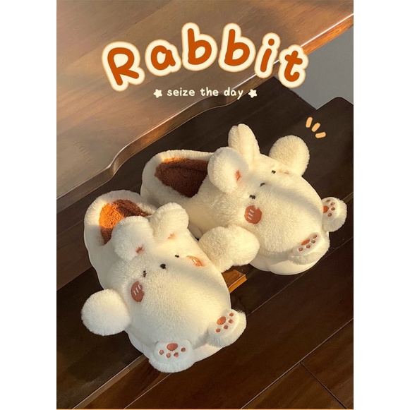 DÉP THỎ BÔNG🐰 ẤM ĐI TRONG NHÀ ĐẾ DÀY