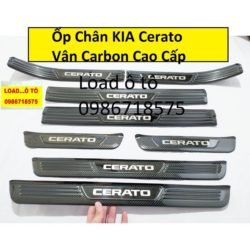 Ốp Chân Vân Carbon KIA Cerato 2019-2021 Cao Cấp Nhất Thị Trường