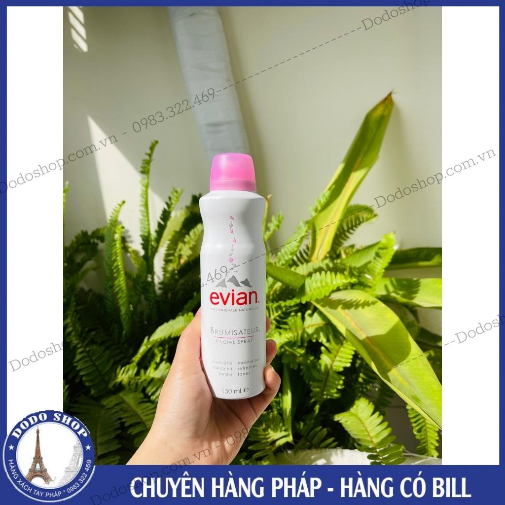 Xịt khoáng Evian 400ml - Hàng Pháp, dưỡng ẩm, chăm sóc da toàn diện_Dodoshop.com.vn