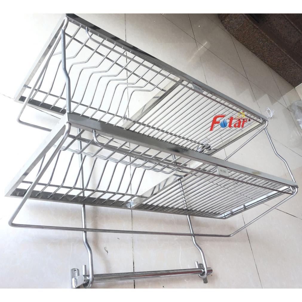 Kệ úp Chén (Bát) Treo Tường Bằng inox 304 Cao Cấp.Kệ đựng để chén bát bằng inox