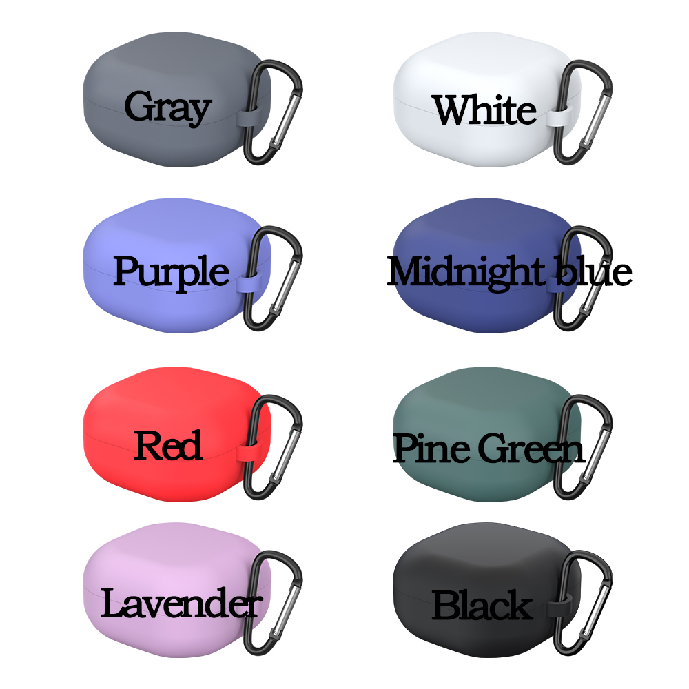 Vỏ bảo vệ hộp sạc JANSIN cho tai nghe Samsung Galaxy Buds+ Buds Live bằng silicone mềm