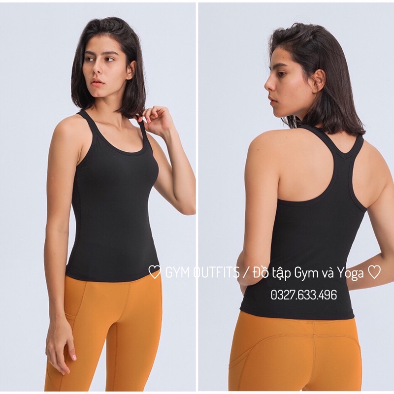Áo Tank Bra Tập Gym - Yoga Nữ Ebb To Street Shelf Bra Tank Top - Áo Lót Thể Thao Cao Cấp Nâng Đỡ Ngực Có Sẵn Mút