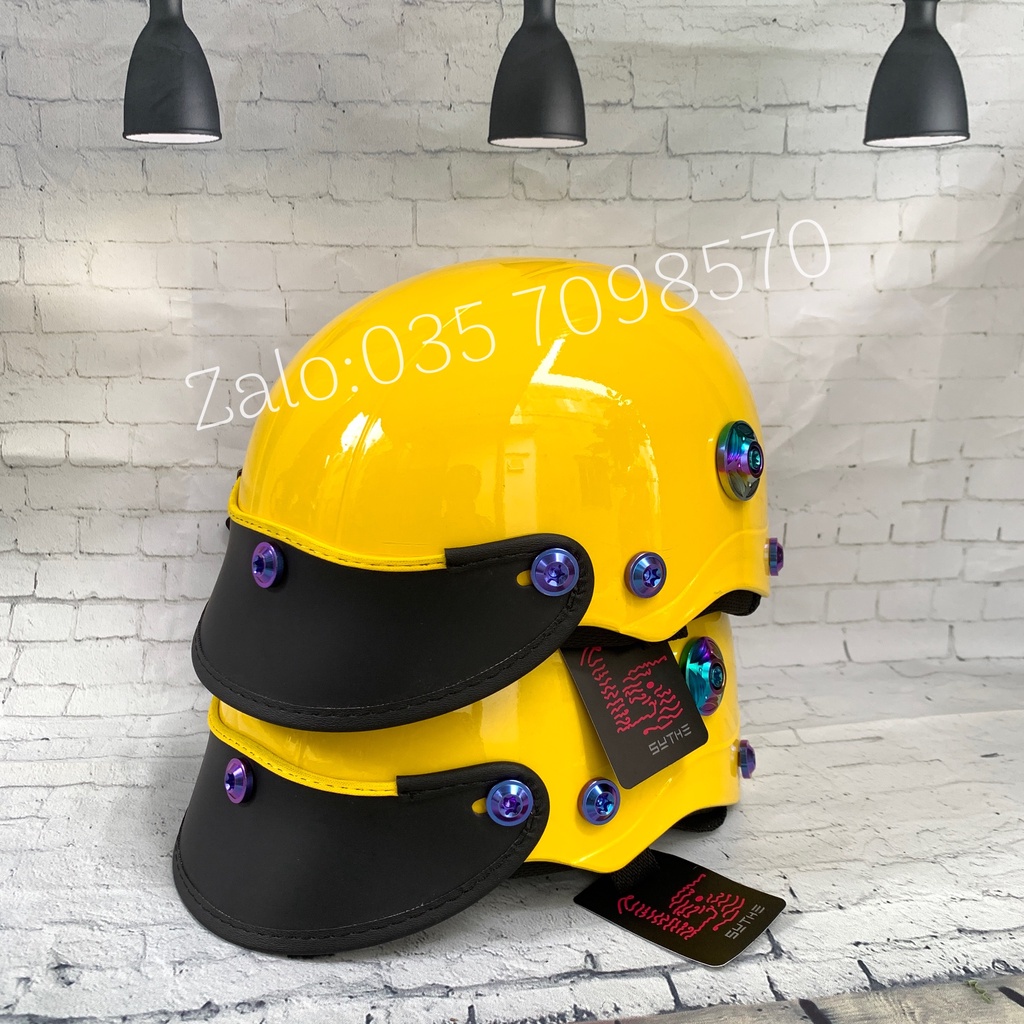 Nón bảo hiểm nano gù titan có lỗ thông gió phù hợp với mọi người