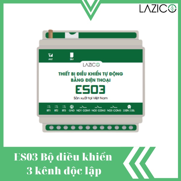 ES03 Thiết bị điều khiển từ xa qua điện thoại 3 đầu ra độc lập