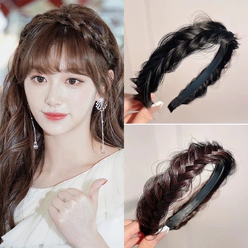 Bờm Tóc Kiểu Tết Phong Cách Hàn Quốc Siêu Xinh Cho Nữ ( Bện To )