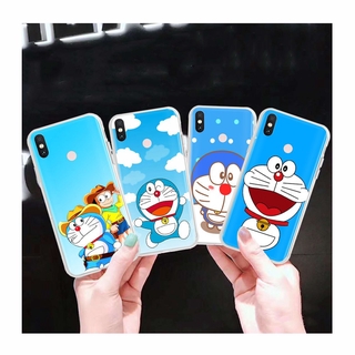 Ốp Lưng Trong Suốt Hình Doraemon Đáng Yêu Cho Samsung Galaxy A80 A90 5g A91 A51 A31 A70 A70S A50 A50S A60