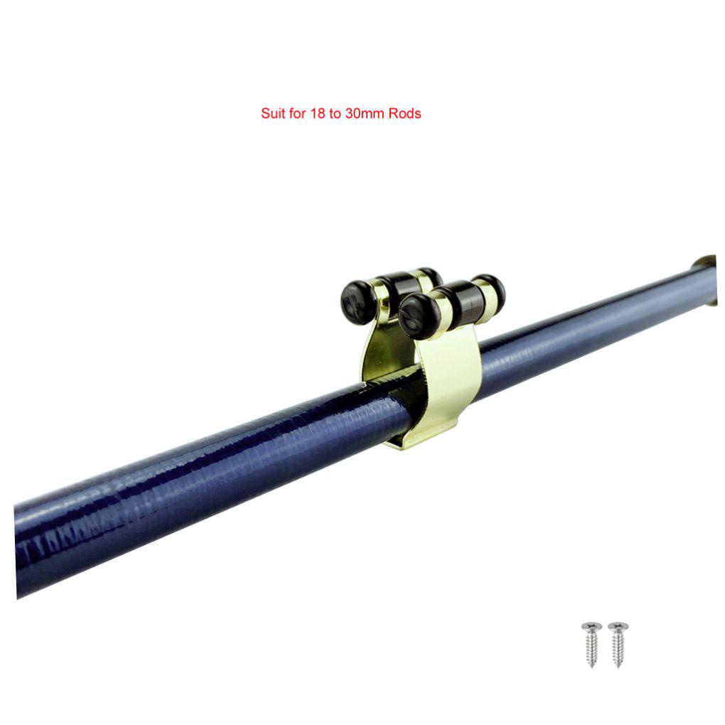 Set 6 Kẹp Cố Định Cần Câu Cá Gắn Tường Bằng Kim Loại