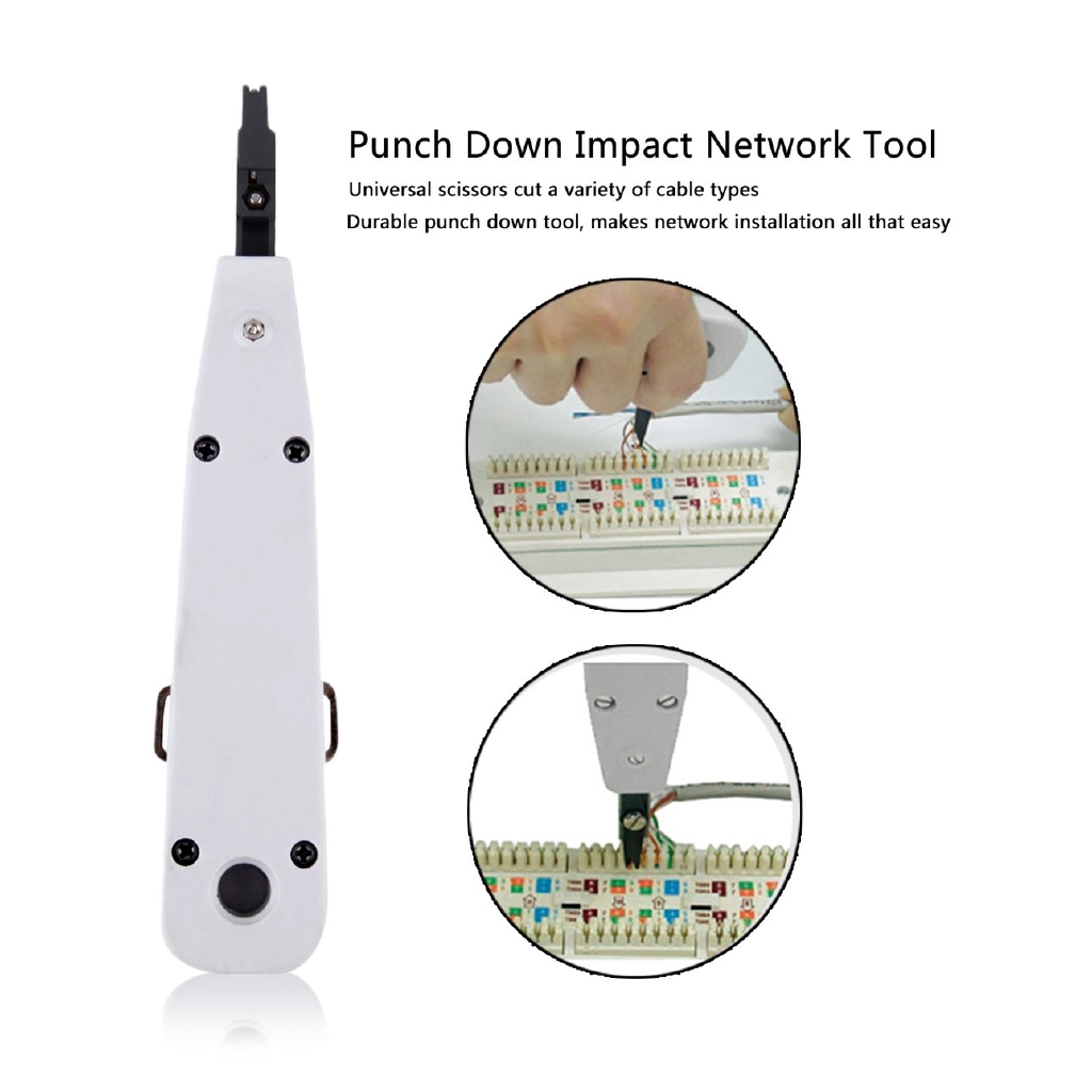 E New RJ11 RJ45 Cat5 Network Punch Down Cut Off PunchDown Impact Tool | BigBuy360 - bigbuy360.vn