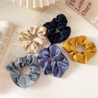 Cột tóc Hàn Quốc scrunchie tiểu thư lụa cao cấp nhiều màu LALAKA