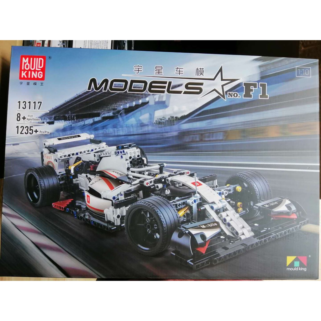 Đồ chơi Lắp ghép Mô hình Mould king 13117 The Formula one F1 Racing Car Xe Đua Ferrari