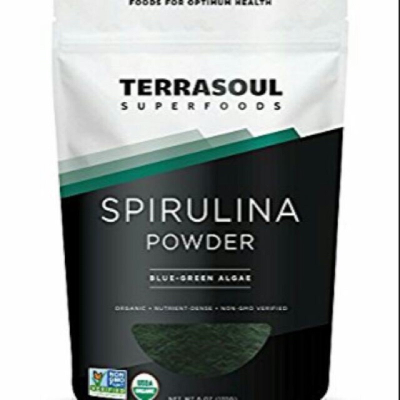 Bột tảo xoắn spirulina hữu cơ terrasoul - 170g