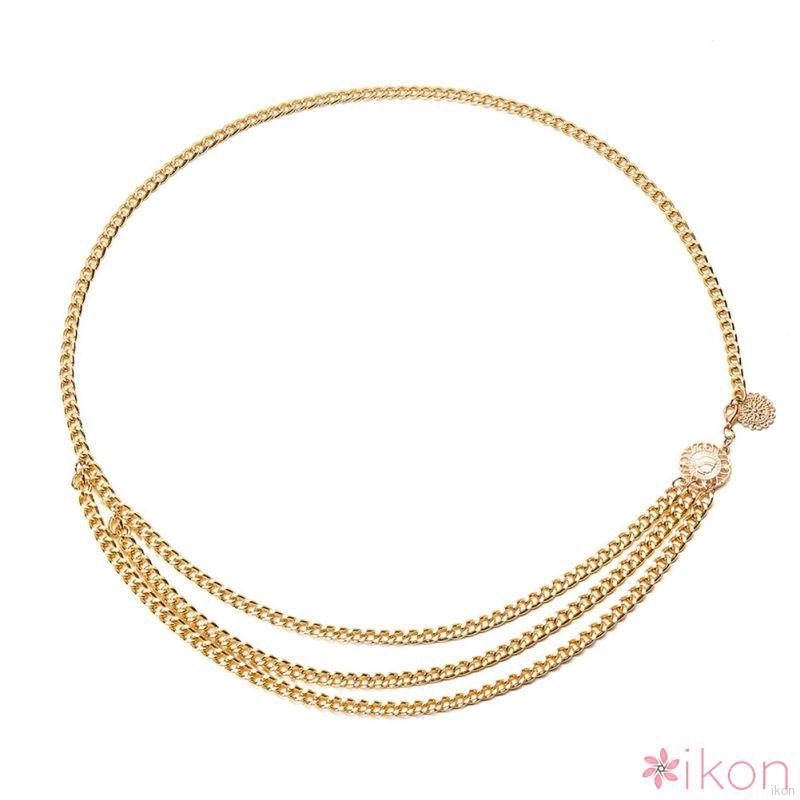 Thắt lưng kim loại nhiều tầng thanh lịch dành cho nữ