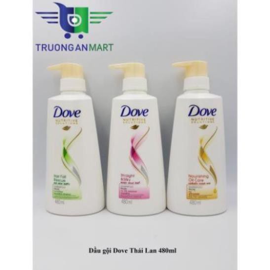 Dầu Gội xả Dove Thái lan ( dầu gội 480 ml - Dầu xả 460ml)