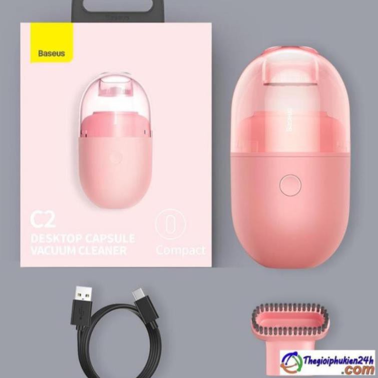 Máy Hút Bụi Mini Baseus C2 Nhỏ Gọn Vệ Sinh Bàn Phím Máy Tính | BigBuy360 - bigbuy360.vn
