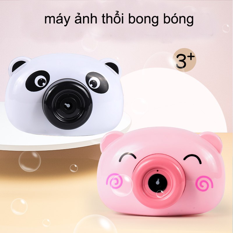 Máy Ảnh Thổi Bong Bóng Đồ Chơi Mô Hình Hoạt Hình Hộp Đựng Chắc Chắn