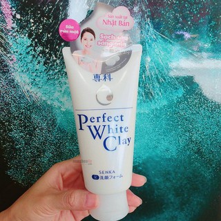 Sữa rửa mặt Đất Sét Trắng Shiseido Perfect White Clay 120g