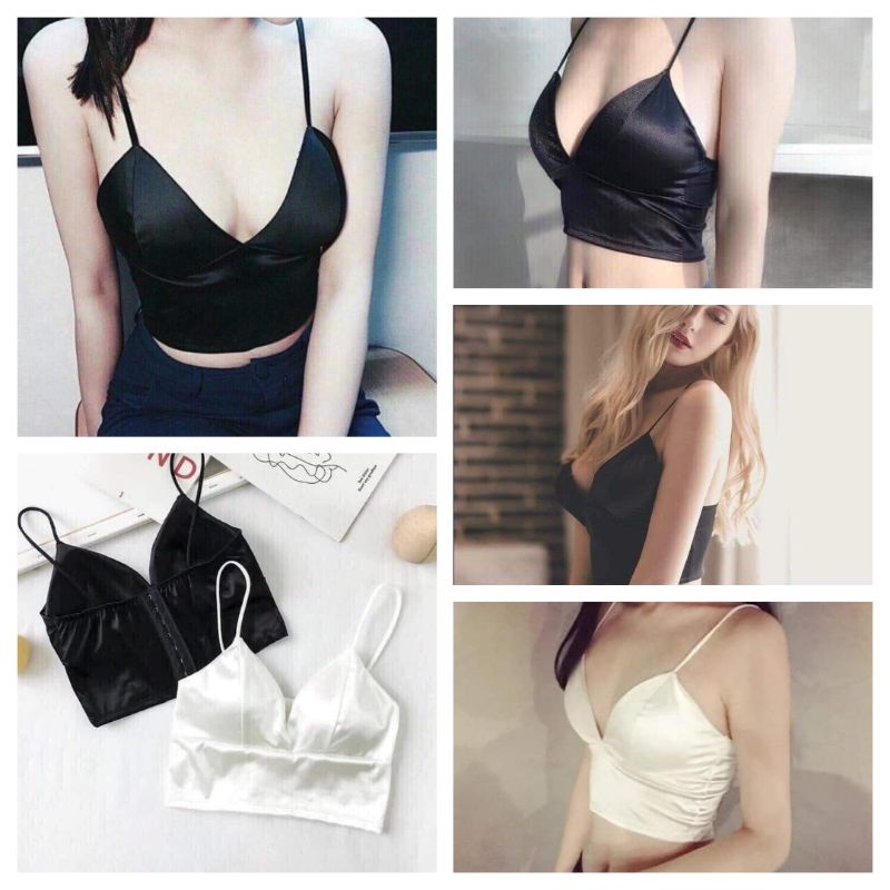 Áo bra 2 dây lụa hàng Quảng Châu