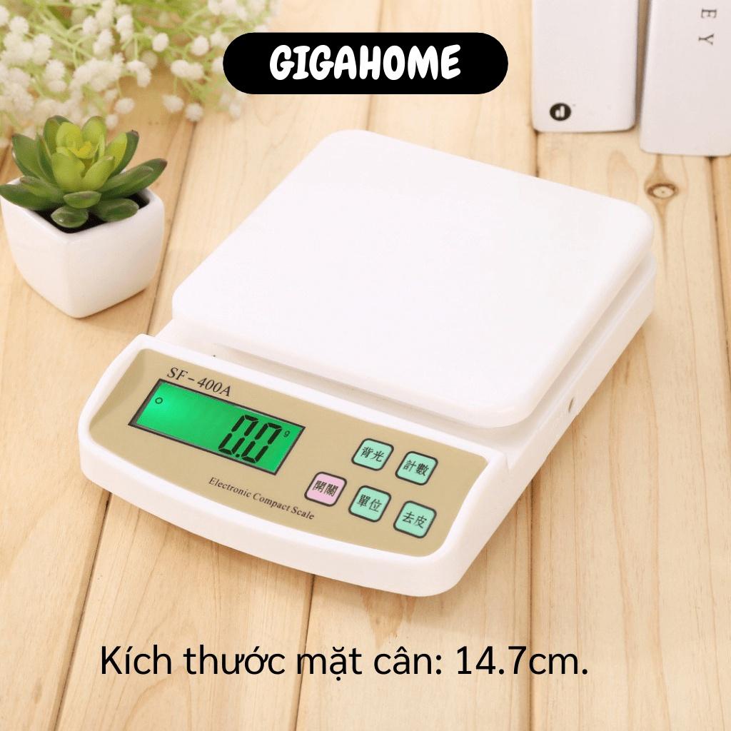 Cân nhà bếp GIGAHOME Cân tiểu ly điện tử để bàn nhỏ SFGIGAHOME400A tối đa 7kg độ chính xác 1g tặng kèm pin 2711