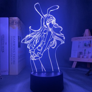Đèn led Anime Waifu Mai Sakurajima mẫu mới