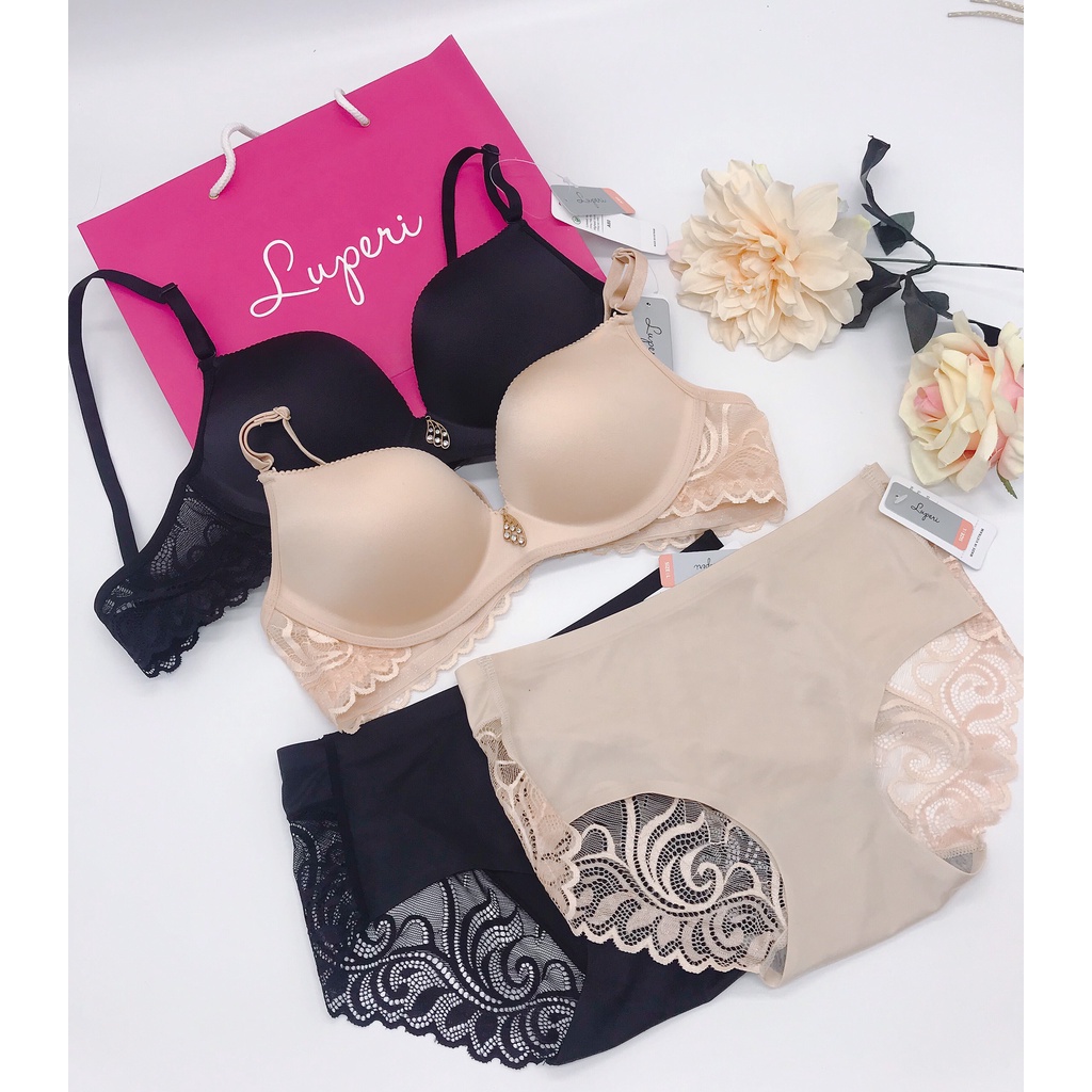 Set bộ đồ lót ren cao cấp sexy Luperi NY82030001