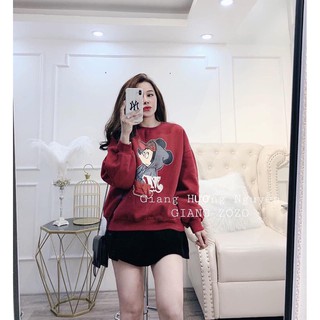 ÁO MICKEY DÀI TAY NỮ SWEATER