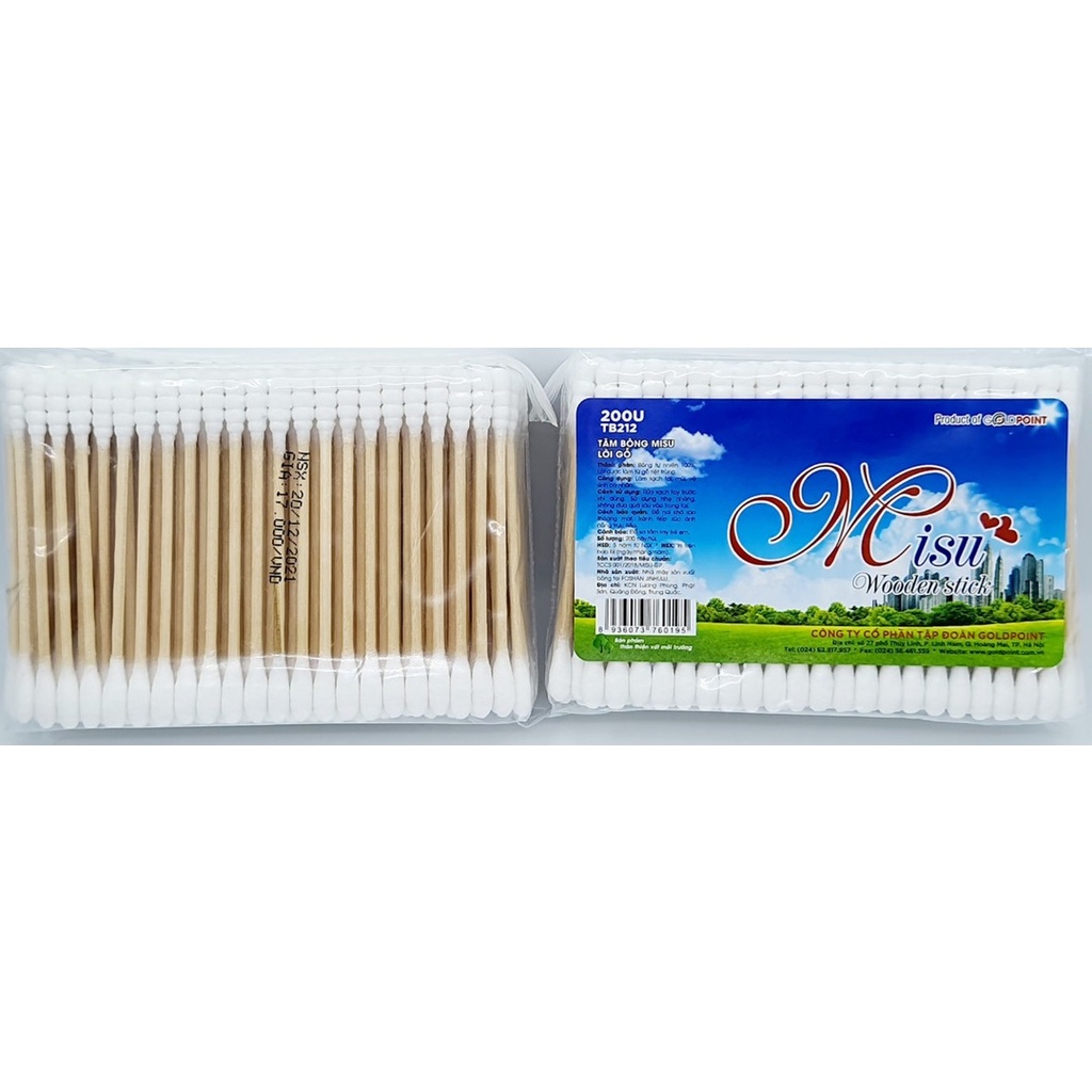 TĂM BÔNG MISU CÁN GỖ