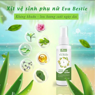 Xịt Khử Mùi Vùng Kín Eva Bestie - Kháng Khuẩn Lưu Hương Quyến Rũ I'm Nature 100ml | BigBuy360 - bigbuy360.vn