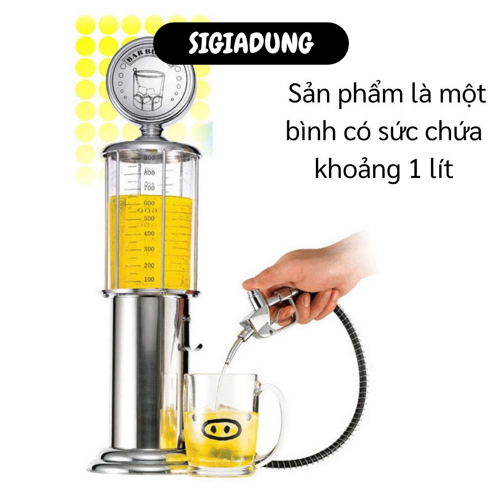 [SGD] Tháp Rót Bia - Bình Rót Rượu, Đồ Uống Cao Cấp Hình Cây Xăng Có Vòi Dung Tích 1L 9186