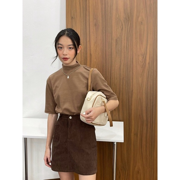 KUCHIMACHIC- Áo thun tăm tay lỡ MÃ SPA2157
