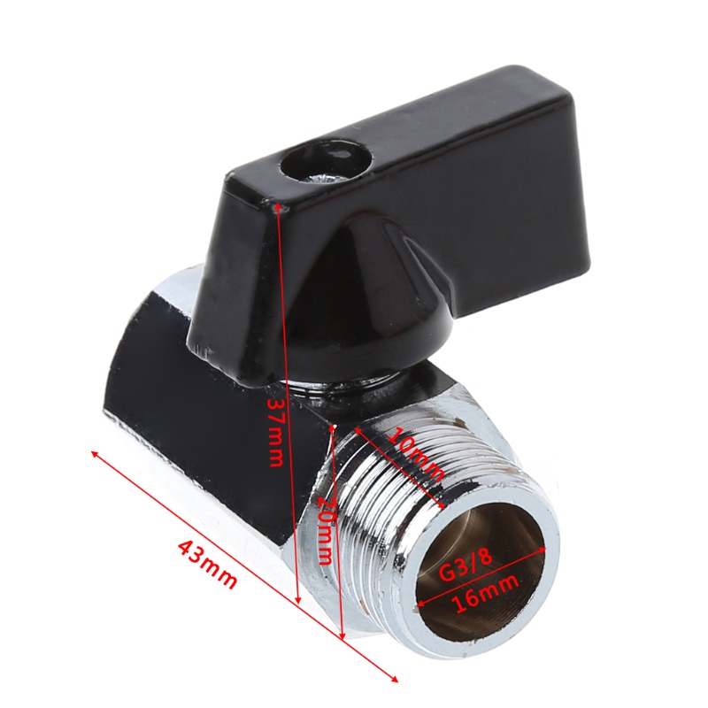 Van Bi Mini 3/8&quot; BSP Bằng Đồng Thau Chất Lượng Cao