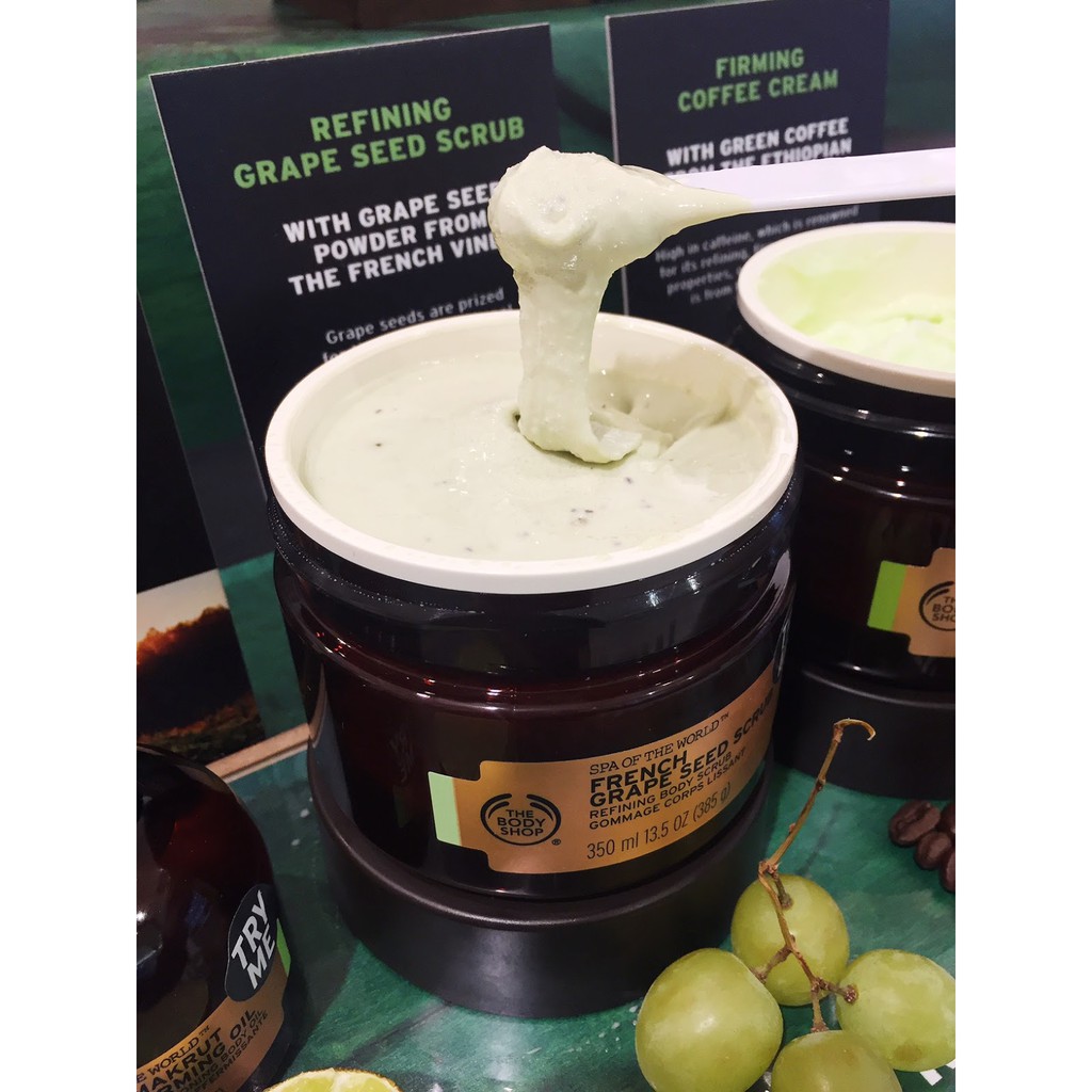 kem dưỡng thể/ tẩy da chết Spa of the World™ THE BODY SHOP Japanese Camellia Cream Ethiopian Green Coffee Cream | BigBuy360 - bigbuy360.vn