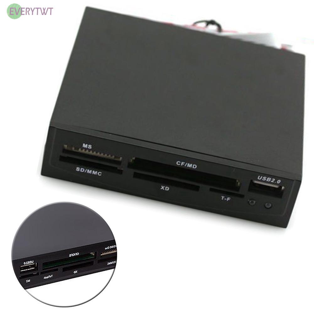 3.5 inch USB2.0 Internal Card Reader For SD MMC XD TF MS CF MD Memory Card New