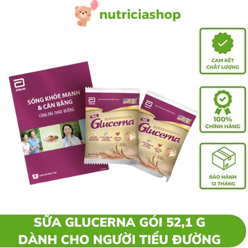 Sữa Glucerna gói 52,1g dành cho người tiểu đường và tiểu đường thai kì