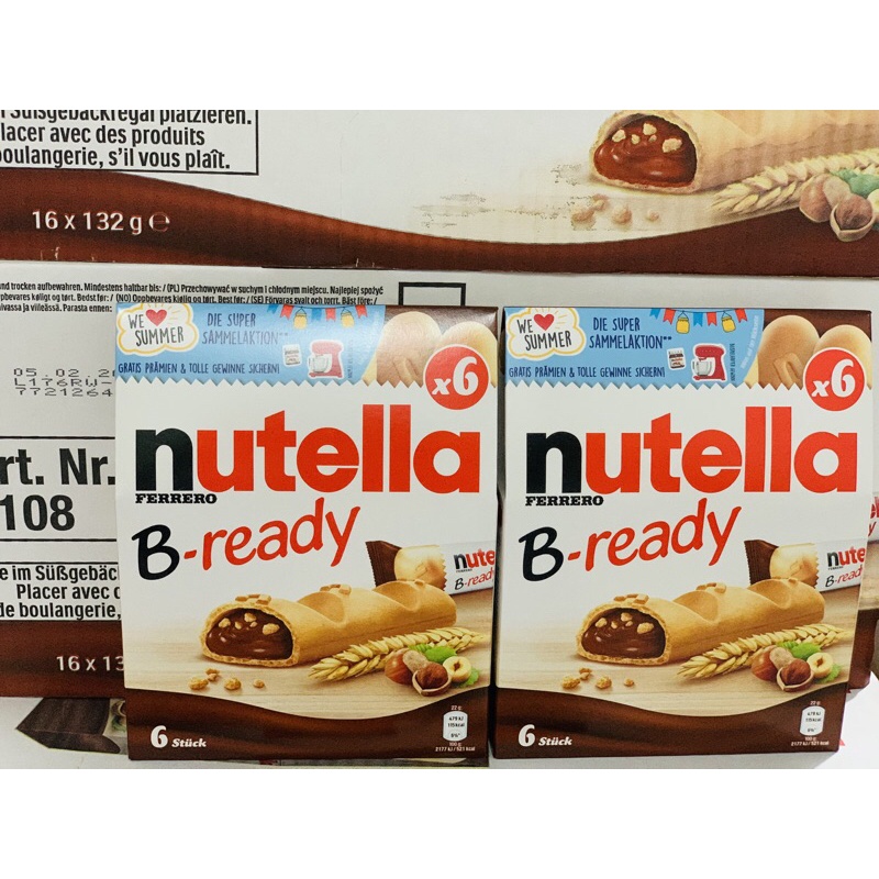 Bánh socola nhân hạt phỉ Nutella B-Ready