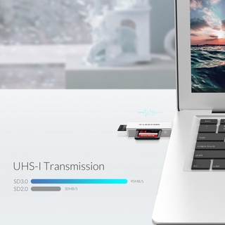 Đầu Đọc Thẻ USB-A 3.0 Sang SD/Micro SD Card Lention H7