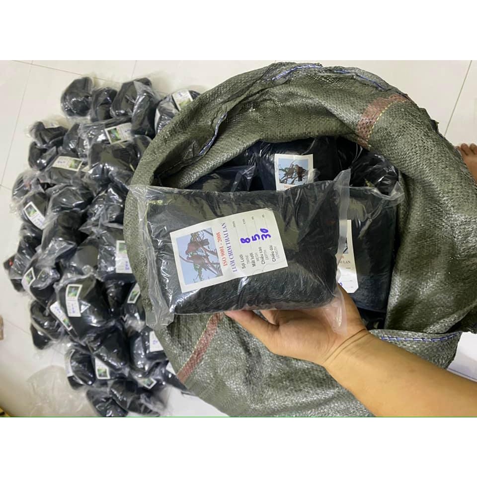 Lưới bẫy chim tàng hình Thái Lan cao 5m đủ size đủ loại 50m từ chào mào, sẻ, cu gáy, cò, cuốc, gà rừng...