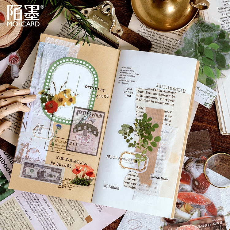Set 40 Miếng Dán Trang Trí Hình Hoa Xinh Xắn