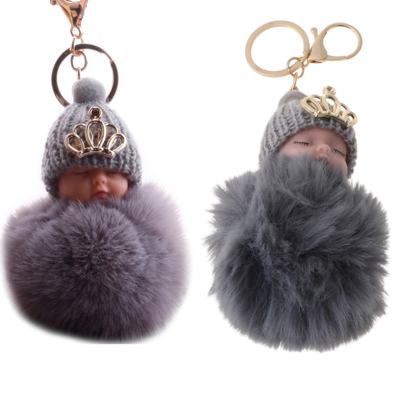 Móc Khóa Hình Em Bé Đang Ngủ Dễ Thương